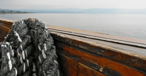 The calm sea of galilee