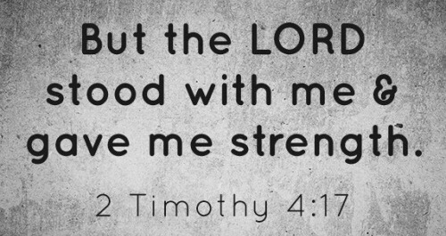 2 Timothy 4:16-18 Stand By Me. 20161023 RSUMC